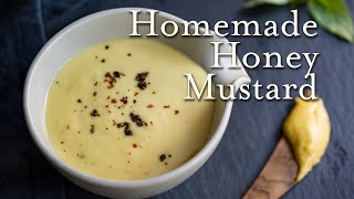 Easy Homemade Honey Mustard Tutorial  Dine with Dad shorts [upl. by Emia653]