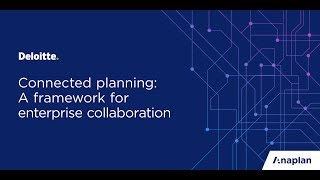 Anaplan Webinar  Connected planning with Deloitte [upl. by Checani955]