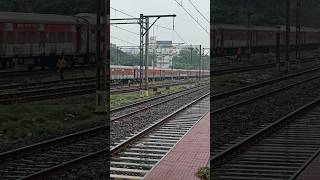 11080 Gorakhpur LTT super fast crossing Bhandup railway station 📷❤️shortvideo viral shorts train [upl. by Lanam]