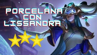 Lyssandra ⭐⭐⭐ Porcelana  Set 11 Teamfight tactics [upl. by Ahsemo]