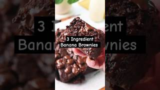 Banana Brownies recipie🍫 banana browniesrecipe brownie shorts youtubeshorts food health diet [upl. by Phaedra]