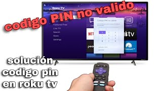 Como Cambiar o Eliminar Código Pin De Roku TV [upl. by Nodnal]