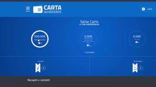 Videotutorial sulluso della carta del docente [upl. by Derag]