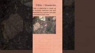 Tillite diamictite geology [upl. by Hamlani]