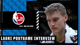 Lauri Markkanen on the HUGE win over Nikola Jokic amp the Denver Nuggets  NBA on ESPN [upl. by Lauren]