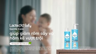 LACTACYD BABY GENTLE CARE  Giúp giảm rôm sảy và hăm kẽ vượt trội [upl. by Stefan]