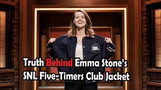 Emma Stone Joins SNLs Five Timers Club With a Twist [upl. by Natalee]