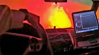 Officers Body Cam Captures Terrifying Moments During Wildfire Evacuations [upl. by Anilorac275]