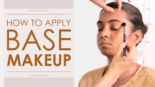 Makeup tutorial  How to Apply the Perfect Flawless Makeup Base Foundation [upl. by Atelra]