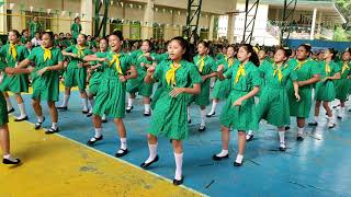 PEREZ ELEMENTARY SCHOOL  3rd place in Yell and Song GSP OneDay Encampment [upl. by Ibed]