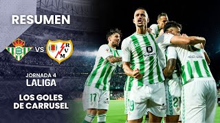 ¡Willian José hizo vibrar al Benito Villamarín  Resumen del Real Betis 10 Rayo Vallecano [upl. by Jamima958]