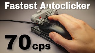 Worlds fastest 70 CPS Lego Technic AUTOCLICKER [upl. by Illom]