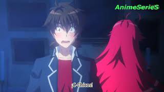 High School DxD Hero Issei Le Declara Su Amor a Rias y Se Besan [upl. by Pippas]