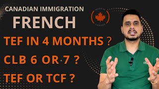 TEF Canada in 4 months CLB 6 or CLB 7 Tips to crack TEF I Learn le français I ISHAN MALHI [upl. by Roselia]