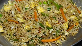 10 நிமிடத்தில் பிரைடு ரைஸ்  Restaurant style egg fried rice  Egg Fried rice recipe in tamil [upl. by Mungam]