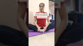 Do this for Healthy Uterus uterus fitness healthyliving yoga shorts healthylifestyle [upl. by Llireva482]