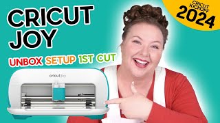 Cricut Joy for Beginners Unbox Setup amp First Cut CRICUT KICKOFF Day 1 [upl. by Yanaj]