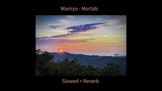 Warriyo  Mortals  Slowed  Reverb [upl. by Delora]