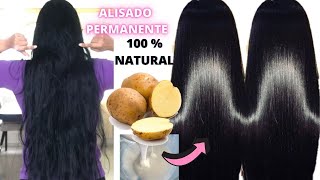 1 Papa transformará tu cabello de rizado y áspero a liso y sedoso 😱 Genesis Vasquez [upl. by Netsyrc]