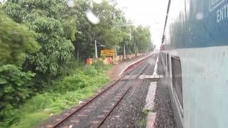 12685 Chennai CentralMangalore Central SF express comes to halt at Manjeshwar [upl. by Ruberta728]