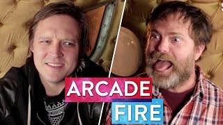 Rainn Wilson Almost Attacks Win Butler of Arcade Fire  Metaphysical Milkshake [upl. by Arehsat]