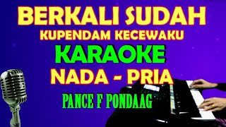 Kerinduan Meriam Bellina  Karaoke Nada Pria  HD  Tembang Kenangan [upl. by Aivalf461]