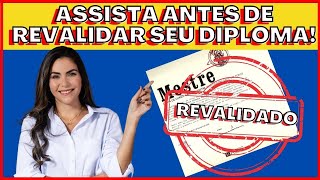 REVALIDAÇÃO DE DIPLOMA NO BRASIL  CAROLINA BORI PASSO A PASSO [upl. by Flowers]