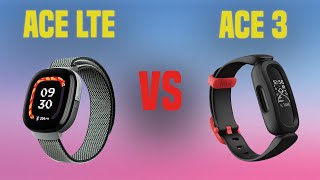 Fitbit Ace LTE vs Fitbit Ace 3  Full Specs Compare Smartwatches [upl. by Arhas659]