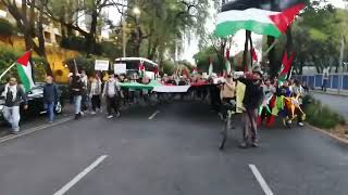 Marcha a Favor del Pueblo Palestino y Vs las Atrocidades del ente sionista y etnocida israelí [upl. by Eidissac]