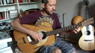 Homemade acoustic sitarguitar test [upl. by Ulrika]