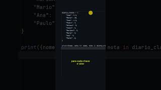 Aplicando condições em dicionários Python  shorts [upl. by Earlie]