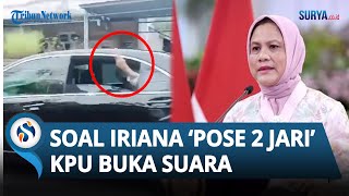 KPU Buka Suara soal Iriana Pose 2 Jari saat Diteriaki Ganjar Mahfud Ibu Negara Bukan Jabatan [upl. by Dunkin]