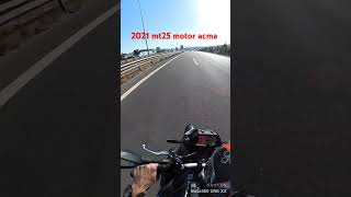 Mt 25 Top Speed Motor Açma insta360 motovlog automobile speed mt25 motorcycle yamaha gopro [upl. by Seugram]