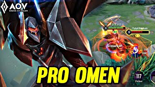 AOV  OMEN GAMEPLAY  PRO OMEN  ARENA OF VALOR LIÊNQUÂNMOBILE ROV [upl. by Bumgardner]