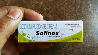 Sofinox Cream Uses Hindi  Sofinox cream  Sodium Fusidate Cream  Fusidate cream [upl. by Xonel823]