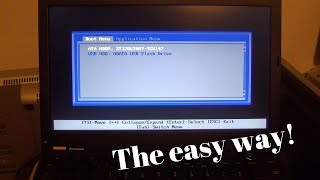 How to enter the Boot Options Menu on Lenovo ThinkPad laptops  The easy way [upl. by Aehtela137]