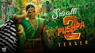 Pushpa 2 Srivallis FIRST look Teaser  Allu Arjun  Rashmika Mandanna  Sukumar  Tupaki Filmy [upl. by Cr333]