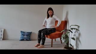 Sitting Isolated Hip Flexor Lifts exercise  Egoscue Method [upl. by Liuka]