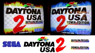 Daytona USA 2 Beginner  BOTEPE Both Version Comparison Real Arcade [upl. by Yadnus]