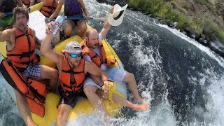 How The Locals Do It  Deschutes River Whitewater Rafting Maupin Oregon [upl. by Ymmac663]