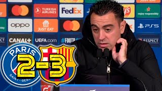 RUEDA PRENSA XAVI PSG 23 FC BARCELONA [upl. by Edveh]