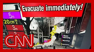 Japan braces for tsunami waves after powerful earthquake [upl. by Eilloh]