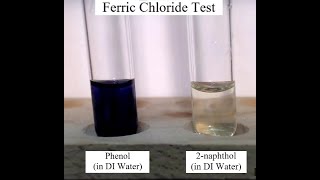 Ferric Chloride Test for Phenols [upl. by Urbanus]