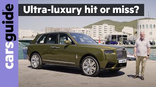 RollsRoyce Cullinan 2025 review Bold new face for twinturbo V12powered Bentley Bentayga rival [upl. by Halfon]