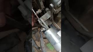 Mitsubishi fuso canterstarter motor remove ampchecking 2023 [upl. by Enidaj]