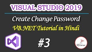 Visual Studio 2019  How to Change Password in VBNET  Part03 [upl. by Adnima]