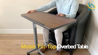 Mobb TiltTop Overbed Table Assembly amp Demonstration [upl. by Mirabelle495]