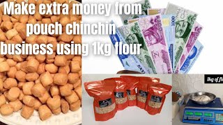 HOW TO MAKE EXTRA INCOME FROM 1KG FLOUR USING POUCH FOR CHIN CHIN RECIPE COSTING AND PROCESS [upl. by Dnomed]