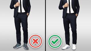 Why Wearing Sneakers With A Suit Is Underrated [upl. by Boatwright]