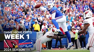 Arizona Cardinals vs Buffalo Bills  NFL 2024 Week 1 Game Highlights [upl. by Menashem]